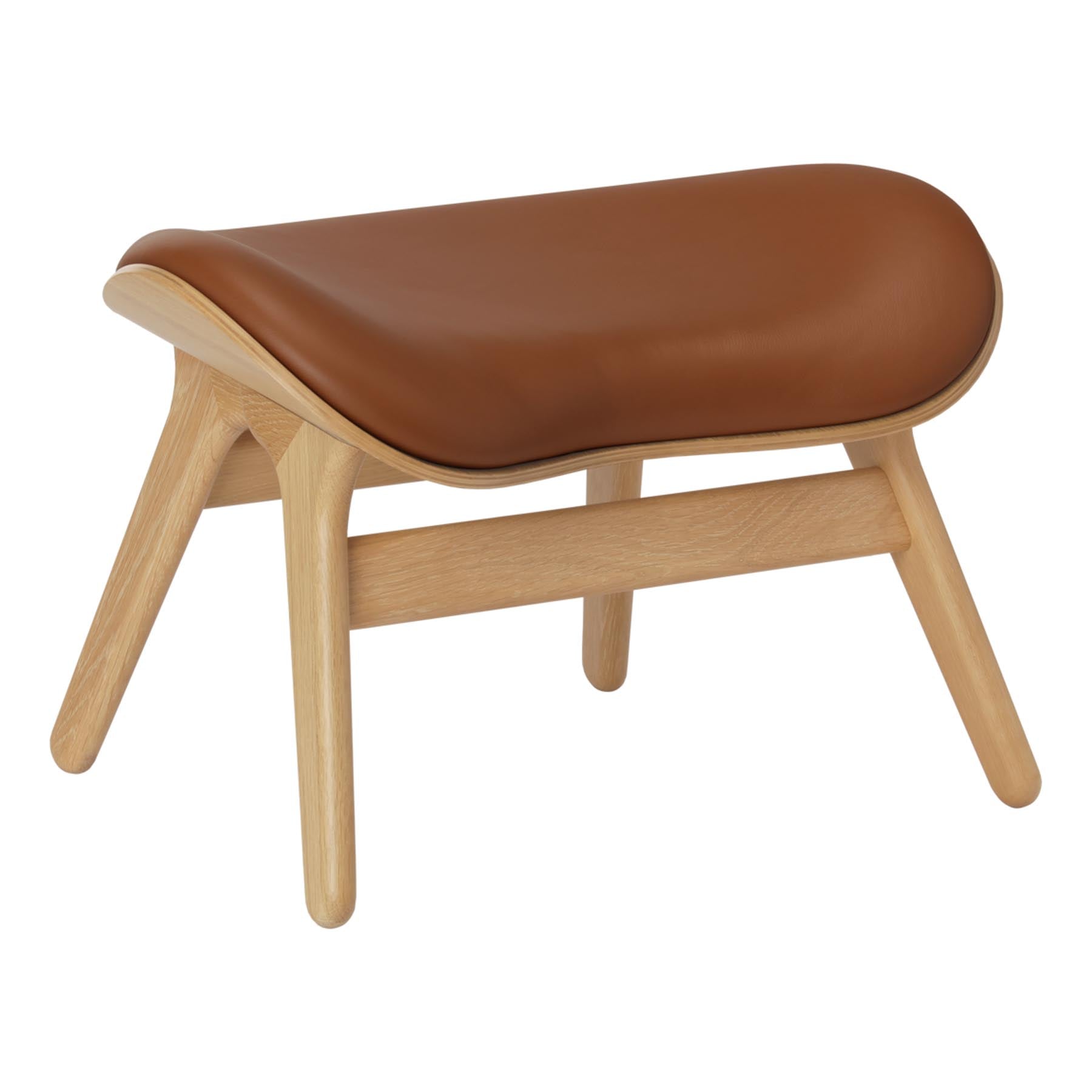 A Conversation Piece Ottoman in Cognac präsentiert im Onlineshop von KAQTU Design AG. Ottoman ist von Umage