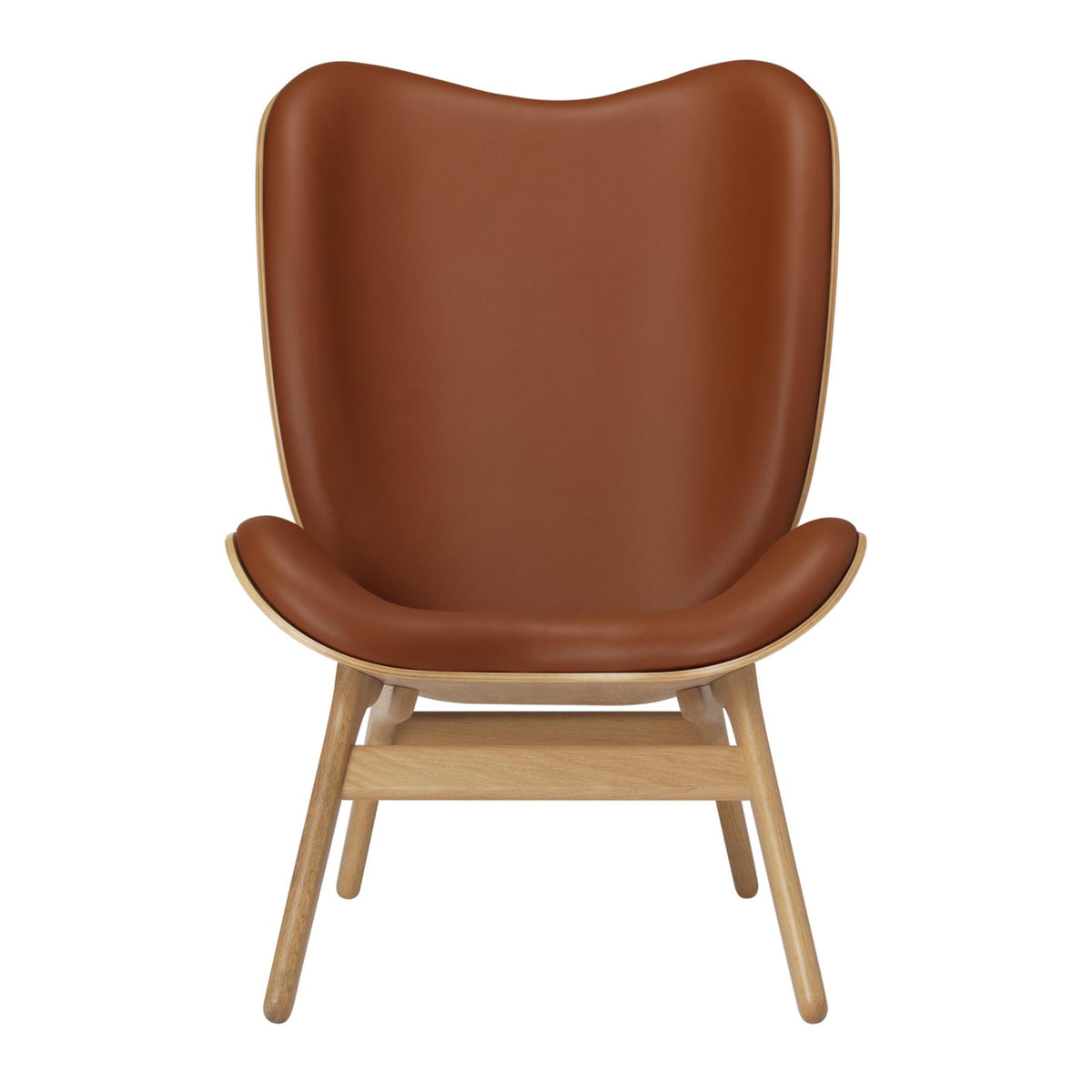 A Conversation Piece Tall Sessel in Cognac präsentiert im Onlineshop von KAQTU Design AG. Sessel ist von Umage