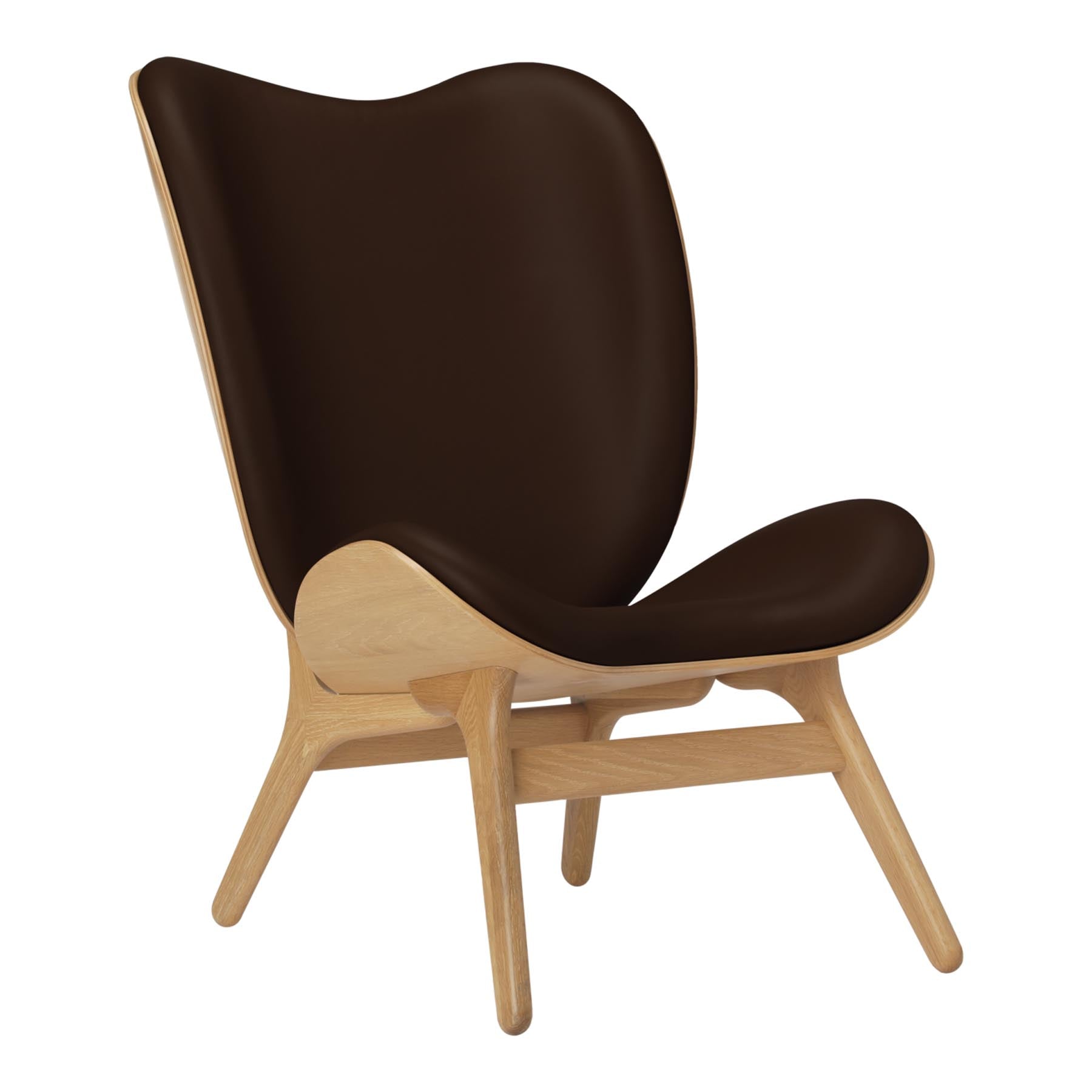 A Conversation Piece Tall Sessel in Brown präsentiert im Onlineshop von KAQTU Design AG. Sessel ist von Umage