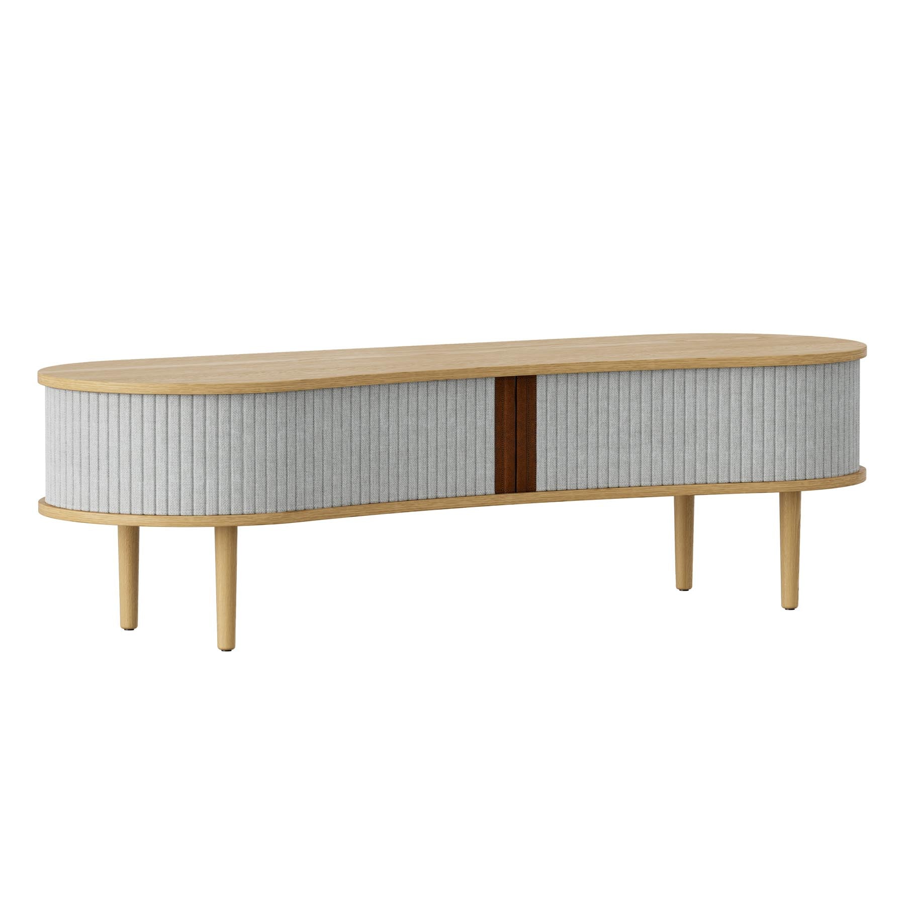 Elegante Audacious TV Bank von Umage in stilvollem Sterling, ideal für ein modernes Wohnambiente und zur ansprechenden Präsentation von Fernsehern.