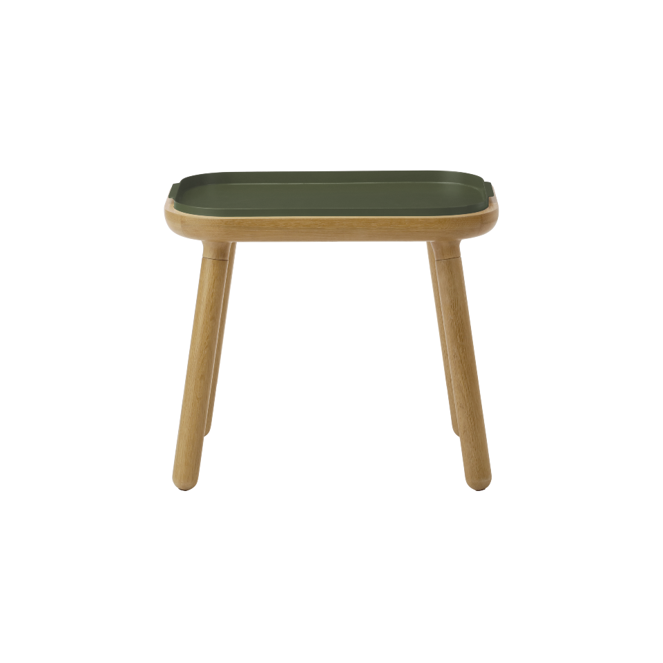 Moderner Paff low Beistelltisch in Olive Green von Umage, perfekt für funktionale und ästhetische Ergänzungen in Ihrem Zuhause.