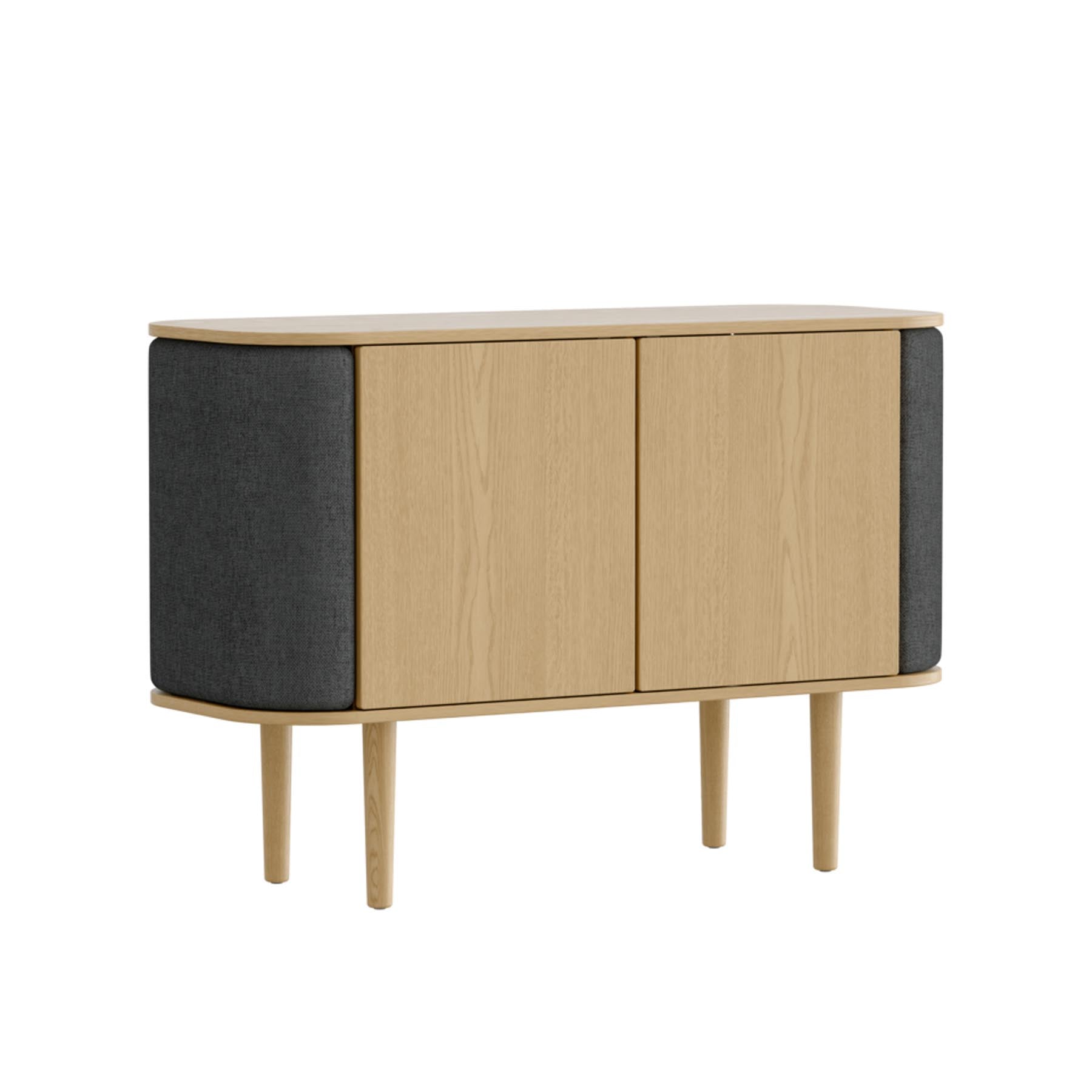 Modernes Sideboard "Treasures" von Umage mit zwei Türen, perfekt für stilvolle Akzente und funktionalen Stauraum in jedem Raum.