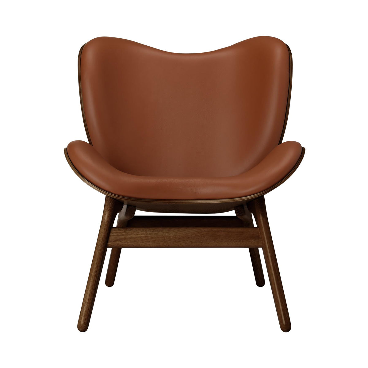 A Conversation Piece Low Sessel in Cognac präsentiert im Onlineshop von KAQTU Design AG. Sessel ist von Umage