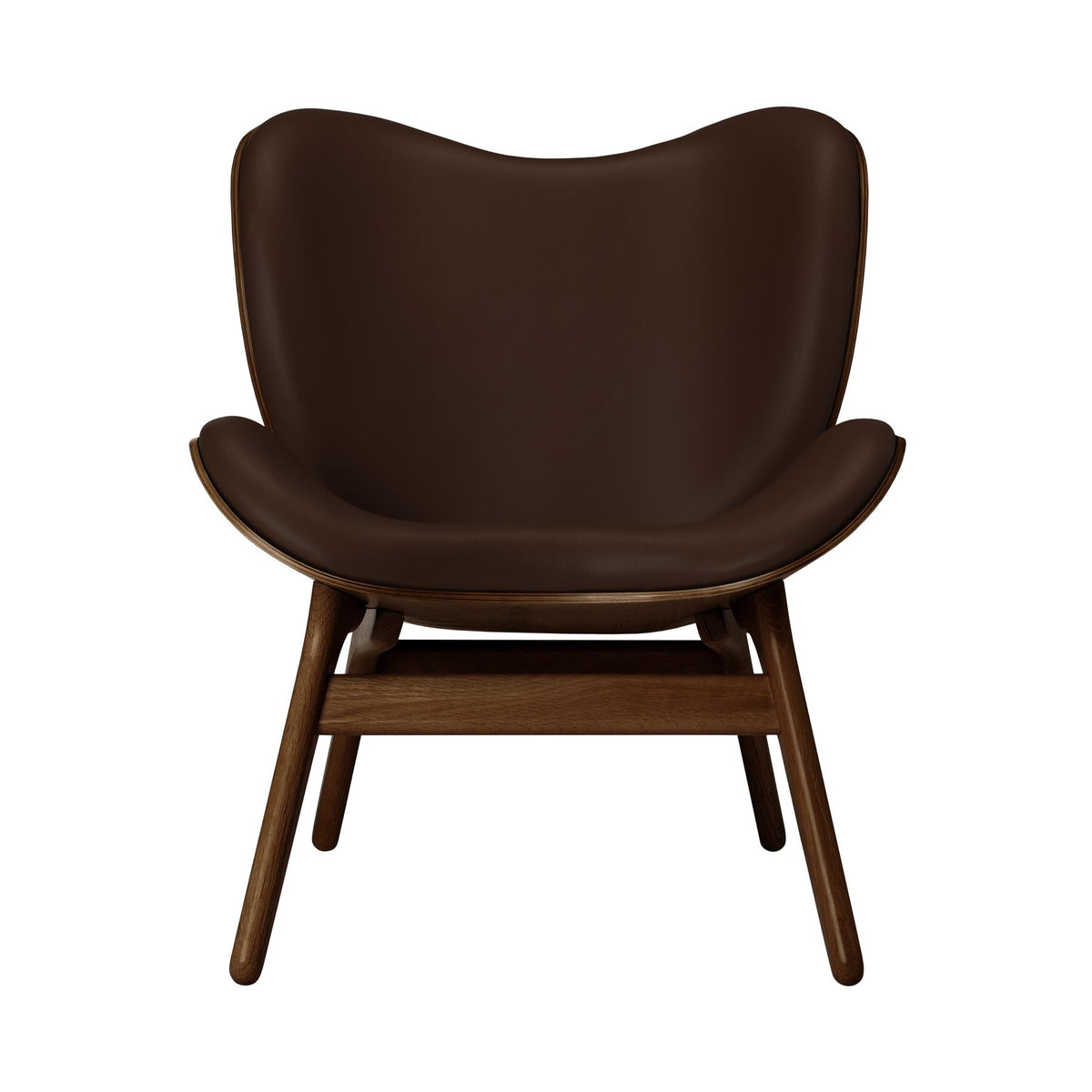 A Conversation Piece Low Sessel in Brown präsentiert im Onlineshop von KAQTU Design AG. Sessel ist von Umage