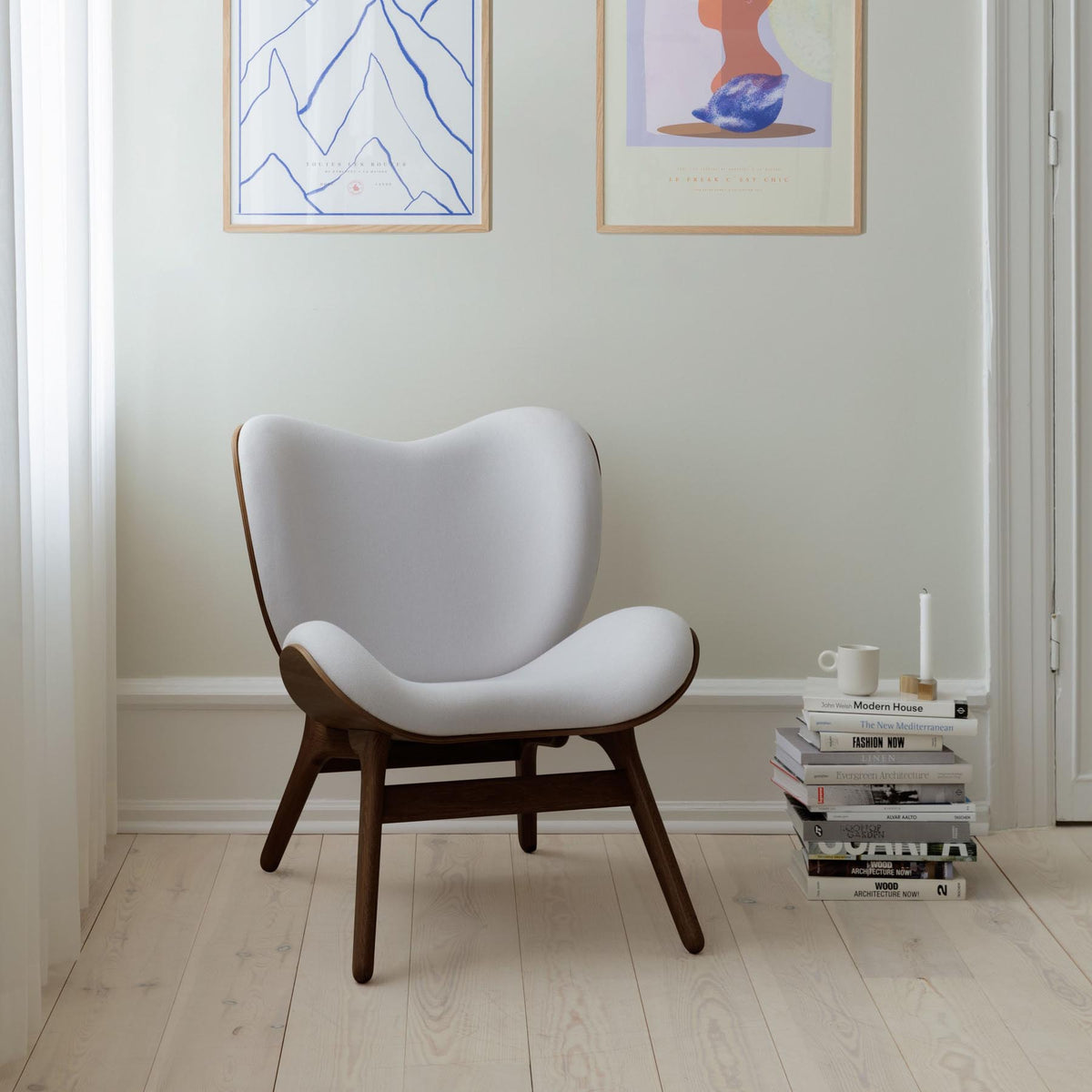 A Conversation Piece Low Sessel in Sterling präsentiert im Onlineshop von KAQTU Design AG. Sessel ist von Umage