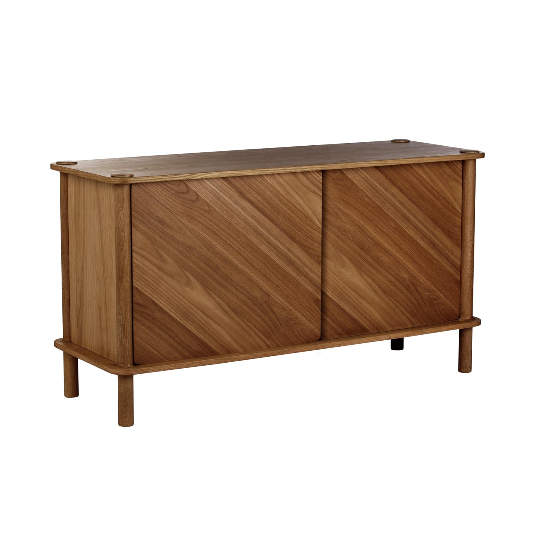 Italic Sideboard mit 2 Holztüren in Wood präsentiert im Onlineshop von KAQTU Design AG. sideboard ist von Umage
