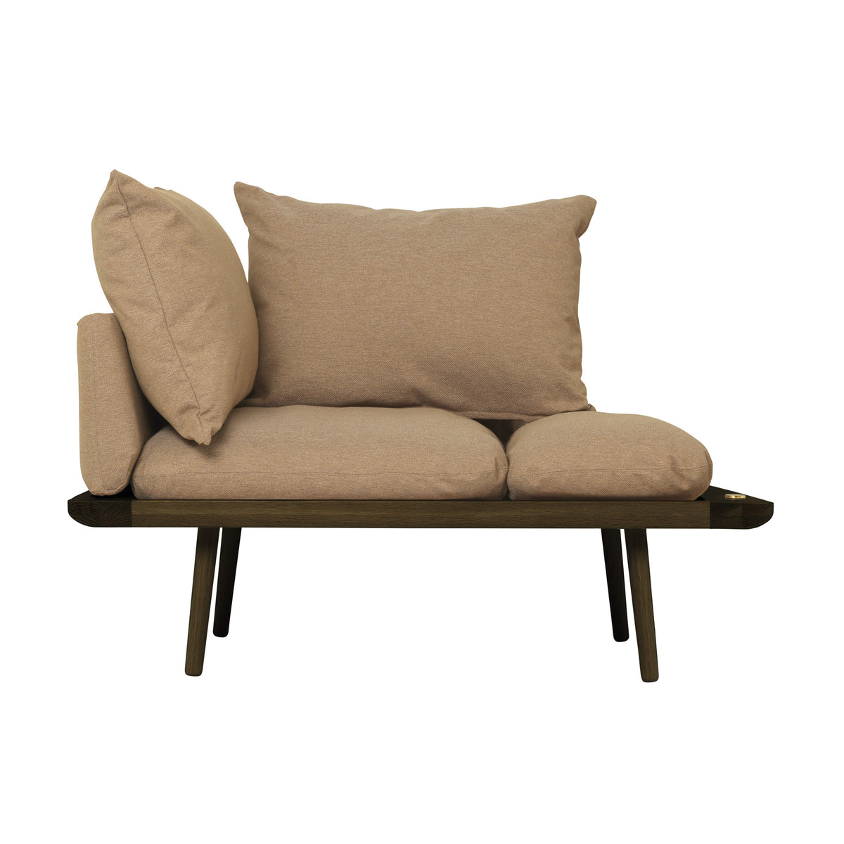 Lounge Around 1.5-Sitzer Sofa in Sugar Brown präsentiert im Onlineshop von KAQTU Design AG. 2er Sofa ist von Umage