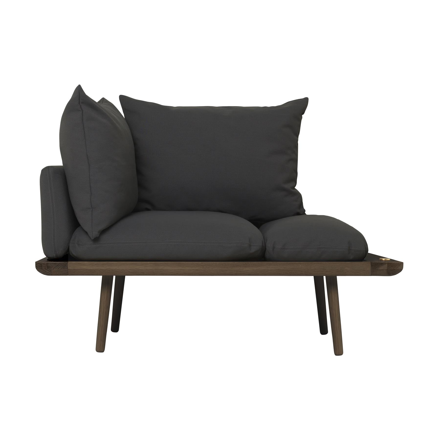Modernes 1.5-Sitzer Sofa aus der Lounge Around Serie von Umage, ideal für gemütliche Stunden und stilvolle Einrichtung.