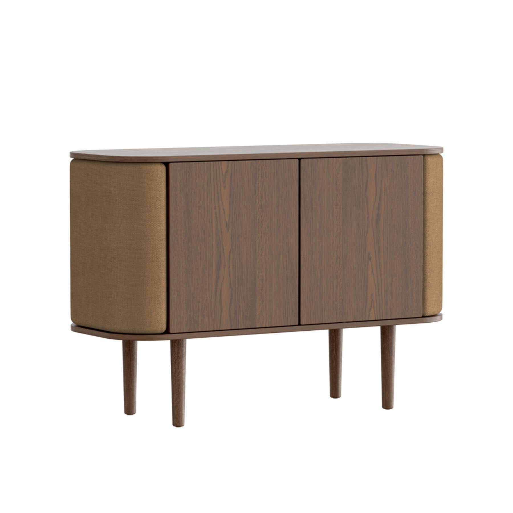 Modernes Sideboard "Treasures" von Umage in warmem Sugar Brown, perfekt für stilvolle Akzente und funktionalen Stauraum in jedem Raum.