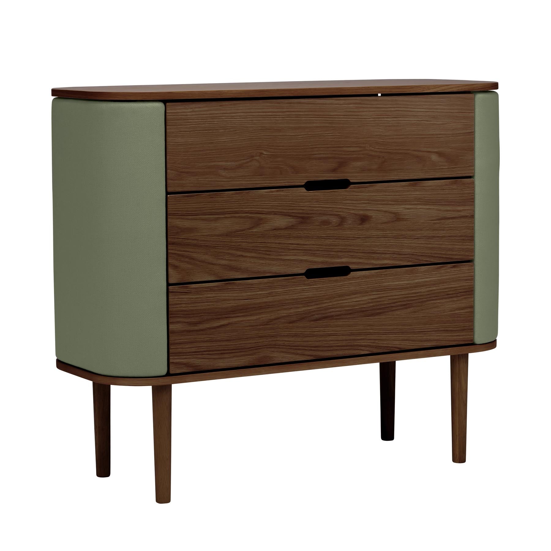 Elegante Treasures Dresser von Umage, kombiniert Funktionalität mit zeitgemäßem Design und bietet stilvolle Aufbewahrung für jeden Raum.