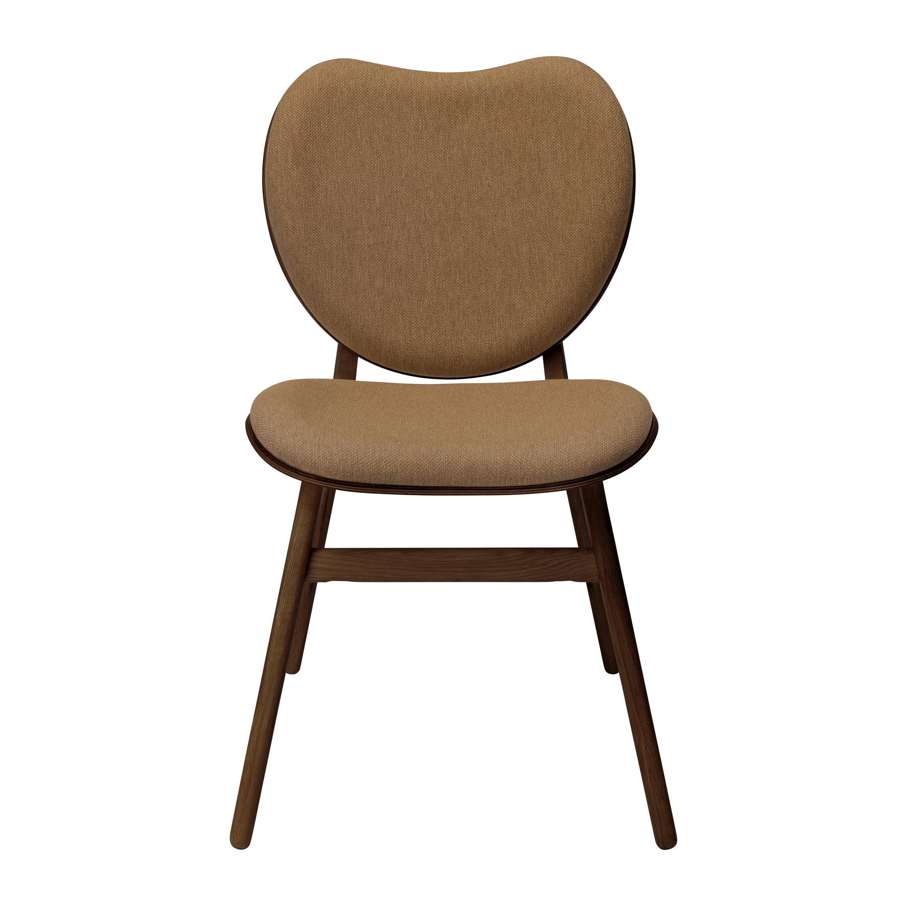 Stilvoller Esszimmerstuhl A Conversation Piece von Umage in warmem Sugar Brown, perfekt für einladende Essbereiche und gesellige Zusammenkünfte.