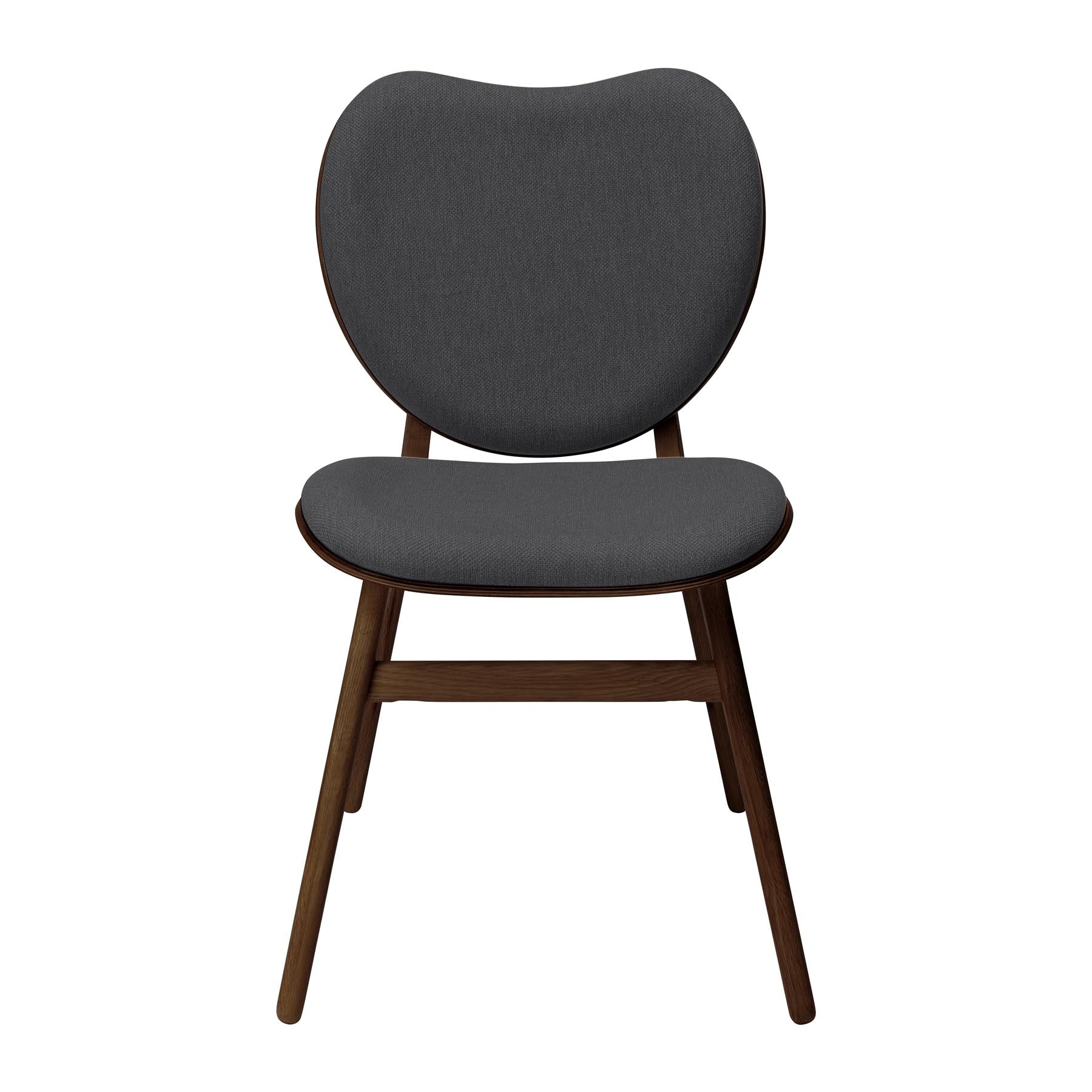 Moderner Esszimmerstuhl A Conversation Piece von Umage in edlem Shadow, perfekt für stilvolle Esszimmer und gesellige Zusammenkünfte.