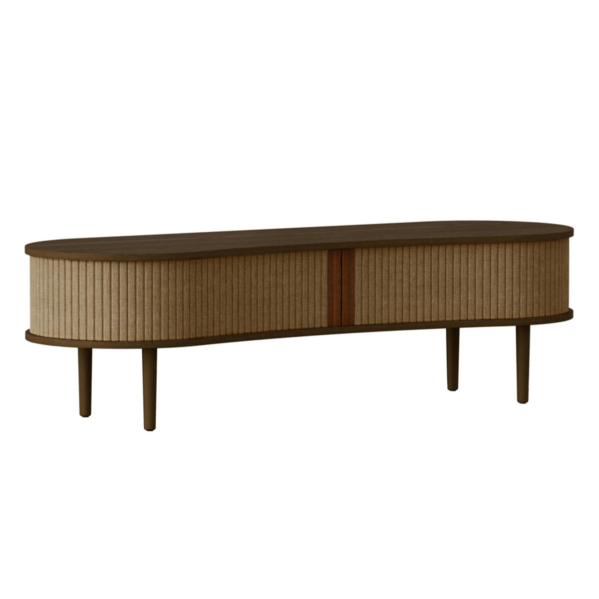 Audacious TV Bank in Sugar Brown präsentiert im Onlineshop von KAQTU Design AG. TV-Möbel ist von Umage