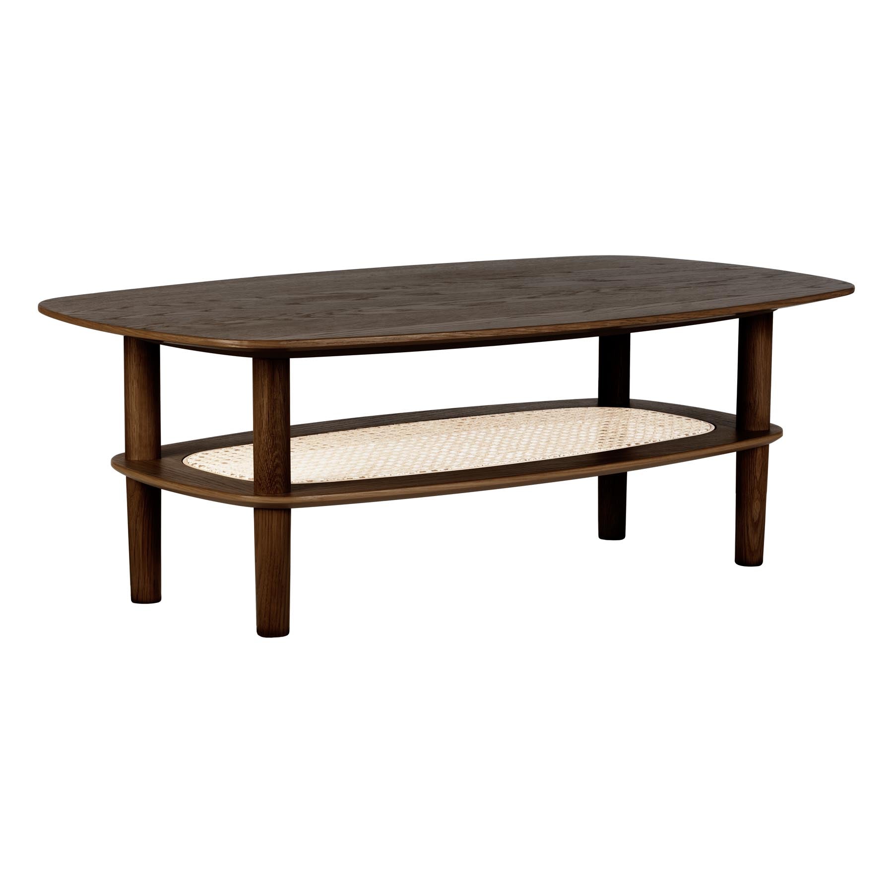 Together Sleek Rectangle Couchtisch in Dark Oak präsentiert im Onlineshop von KAQTU Design AG. Couchtisch ist von Umage