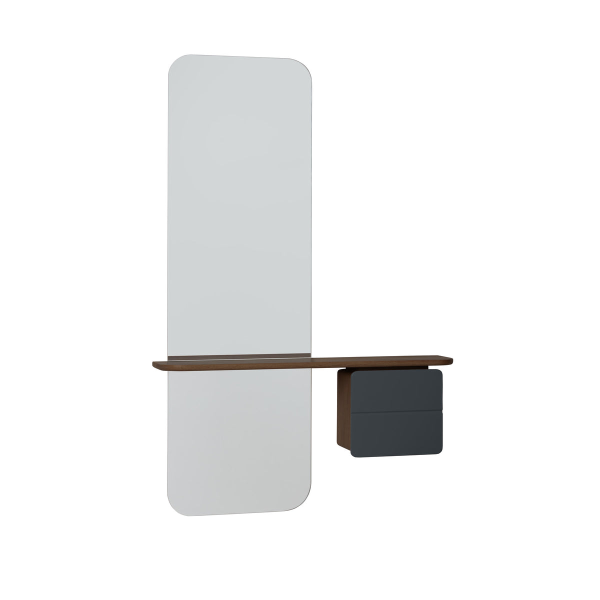 One More Look Wandregal in Anthracite Grey präsentiert im Onlineshop von KAQTU Design AG. Wandregal ist von Umage