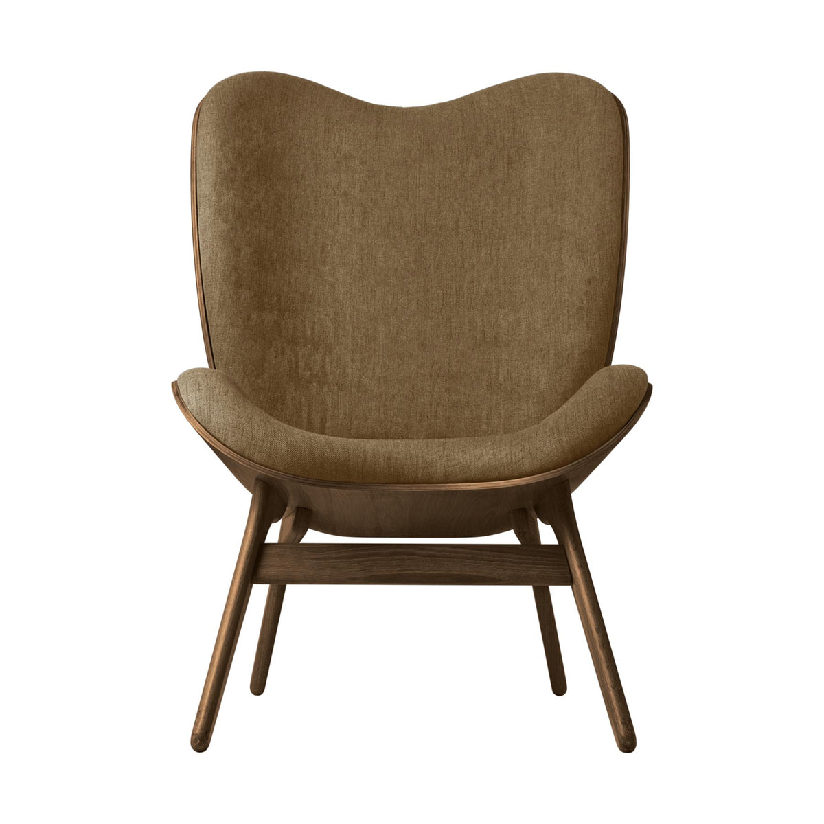 A Conversation Piece Tall Sessel in Sugar Brown präsentiert im Onlineshop von KAQTU Design AG. Sessel ist von Umage