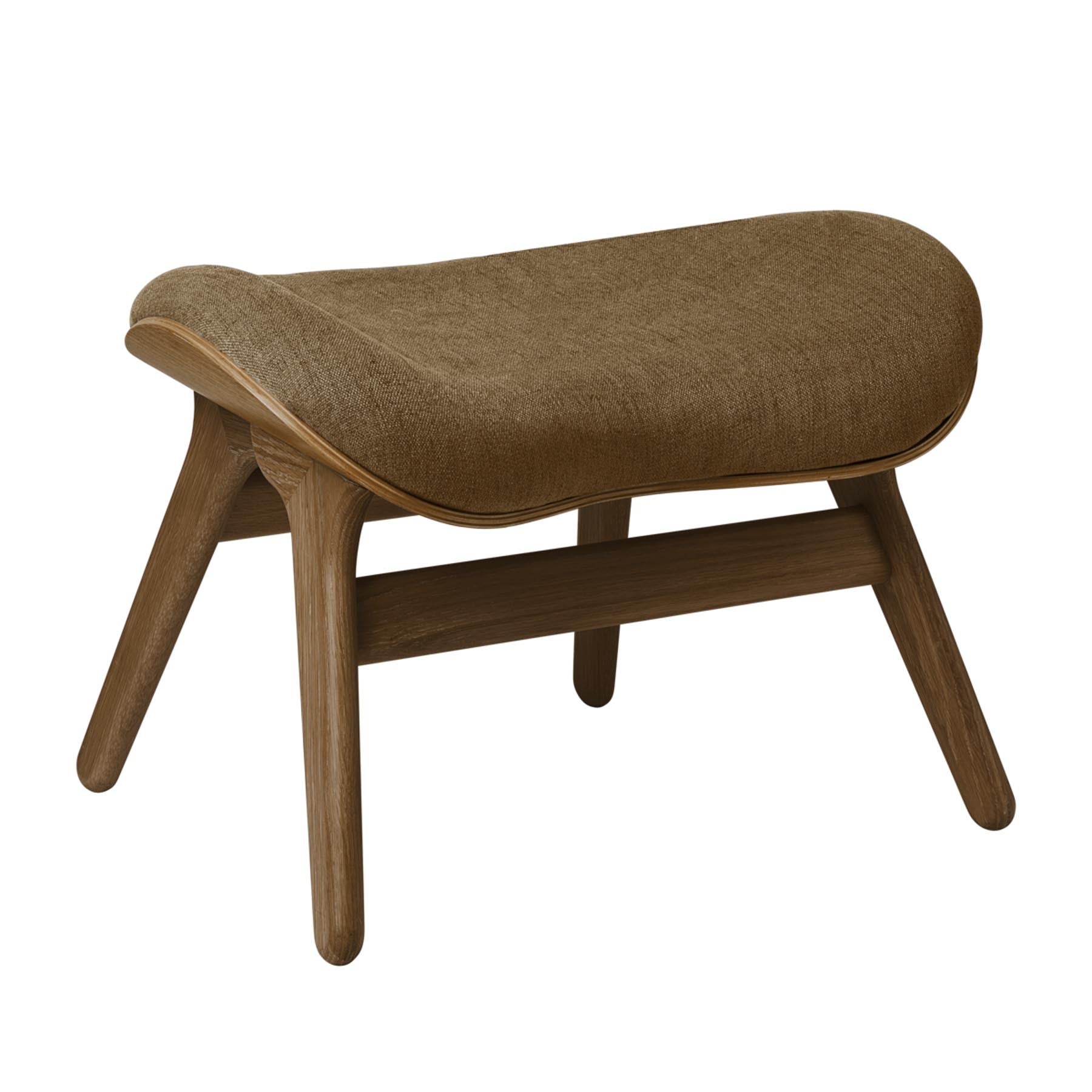 Stilvoller Ottoman in warmen Erdtönen, perfekt für gesellige Runden und als dekoratives Element in Ihrem Zuhause.