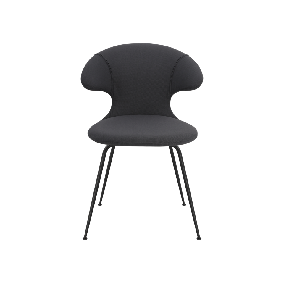 Eleganter Time Flies Stuhl mit Armlehnen in stilvollem Shadow-Finish, ideal für ein modernes Wohnambiente und gemütliche Stunden.