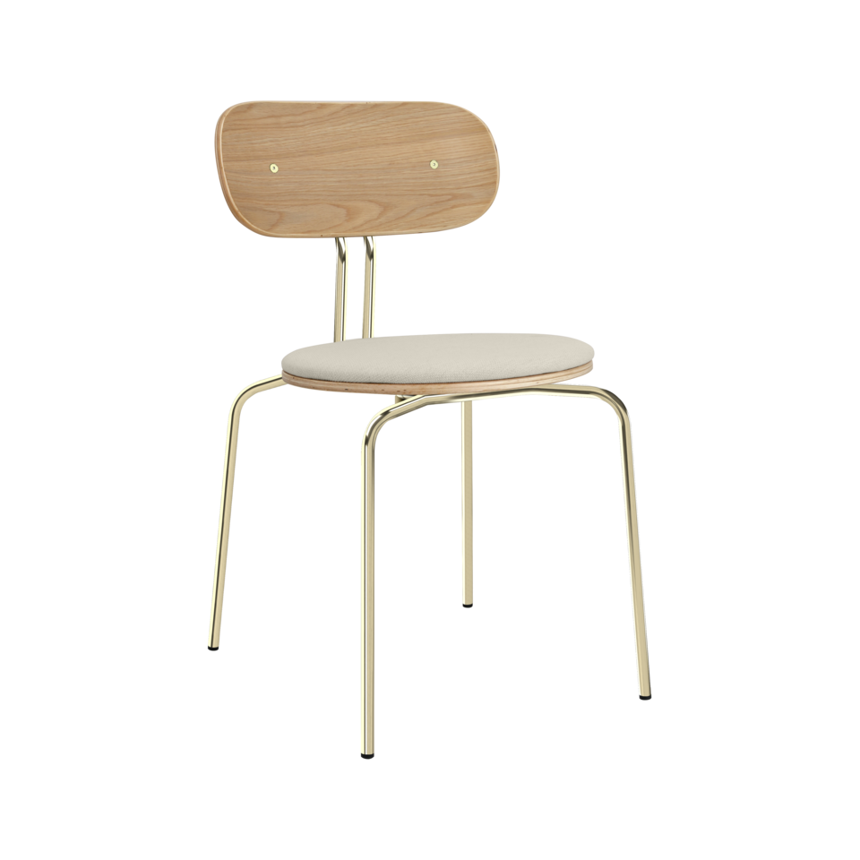 Eleganter gepolsterter Curious Stuhl von Umage, ideal für komfortable Sitzgelegenheiten und geschmackvolle Einrichtung in jedem Zuhause.