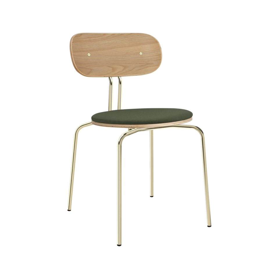 Eleganter gepolsterter Curious Stuhl von Umage, ideal für stilvolle Innenräume und gemütliche Sitzgelegenheiten.