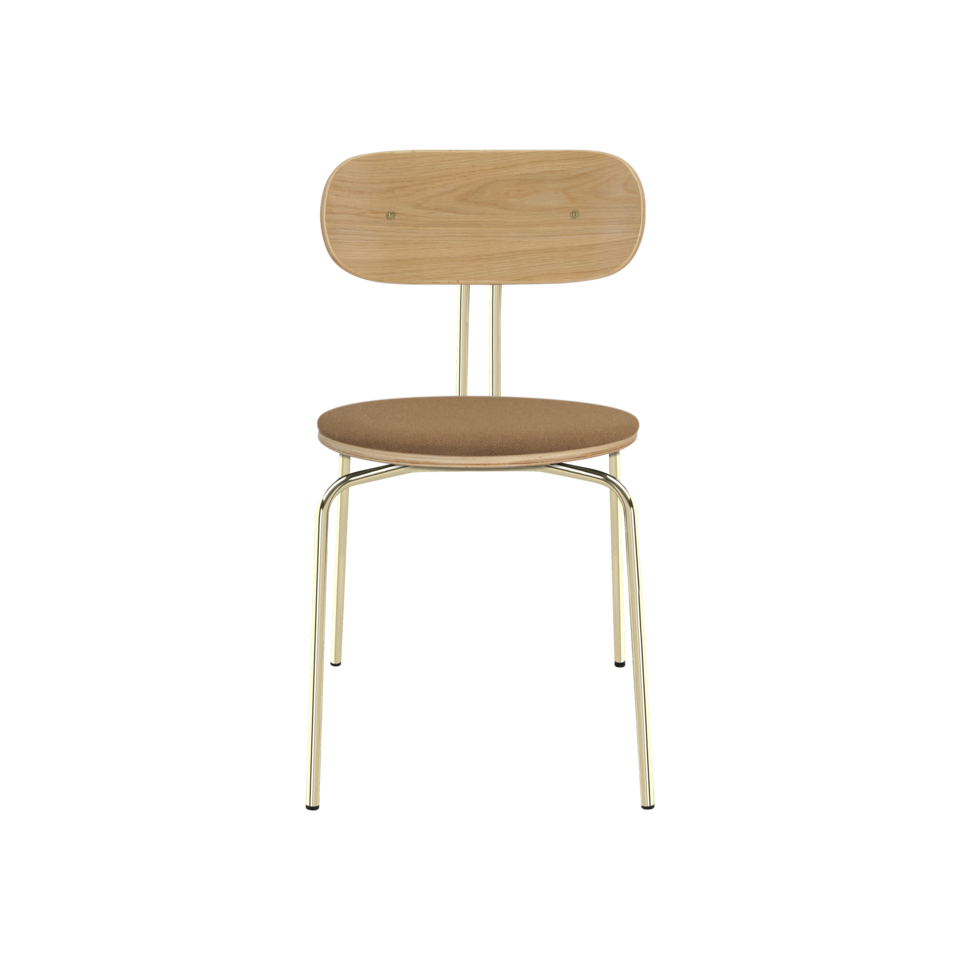 Stilvoller gepolsterter Curious Stuhl von Umage, perfekt für moderne Interiors und komfortable Sitzgelegenheiten in jedem Raum.