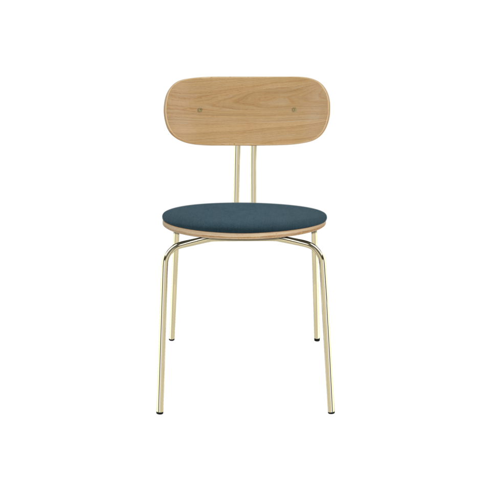 Eleganter gepolsterter Curious Stuhl von Umage, ideal für stilvolle Wohnräume und komfortable Sitzgelegenheiten.