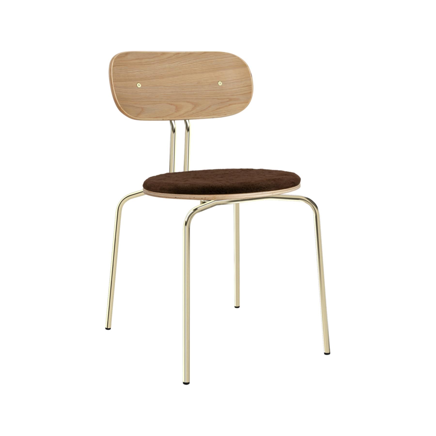 Eleganter gepolsterter Curious Stuhl von Umage, ideal für stilvolle Einrichtung und komfortable Sitzgelegenheiten in jedem Raum.