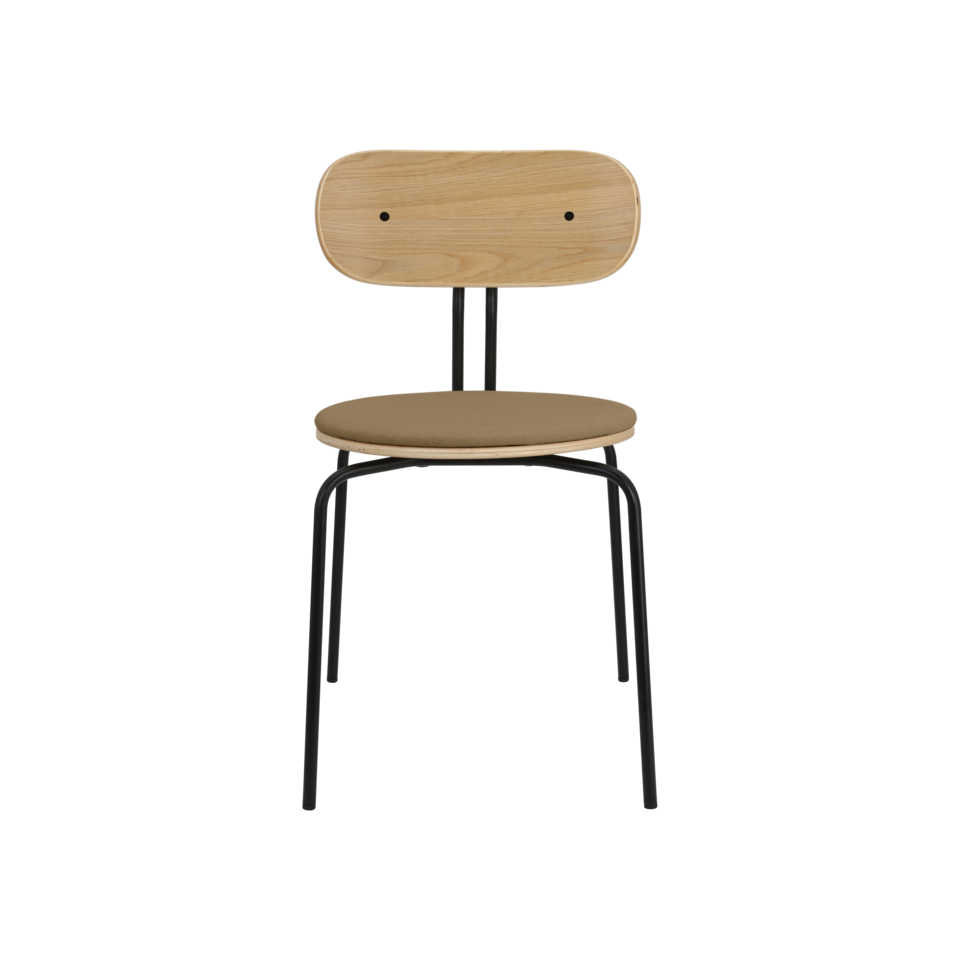 Eleganter gepolsterter Curious Stuhl von Umage, ideal für stilvolle Akzente und komfortable Sitzmöglichkeiten in jedem Raum.