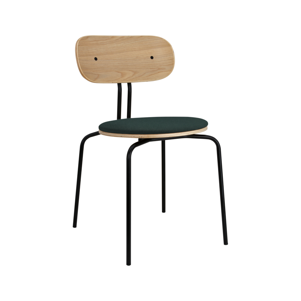 Eleganter gepolsterter Curious Stuhl von Umage, perfekt für komfortable Sitzmöglichkeiten und geschmackvolle Einrichtung in jedem Zuhause.