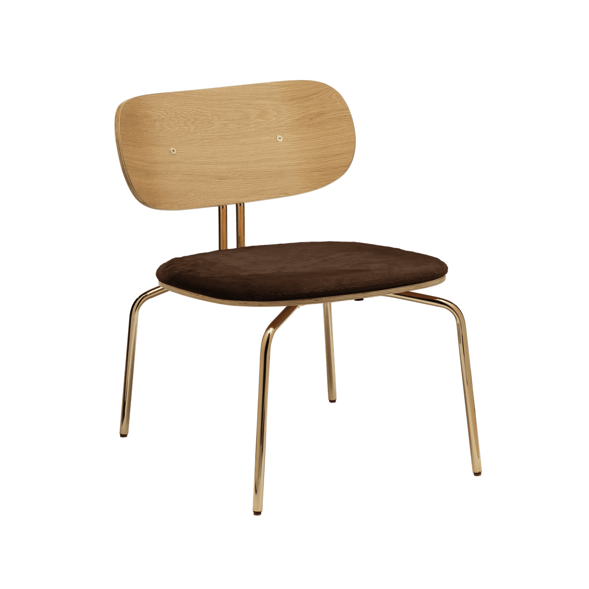 Eleganter Curious Sessel in Teddy Brown von Umage, stilvoll in einem modernen Interieur mit einladenden Farbtönen inszeniert.