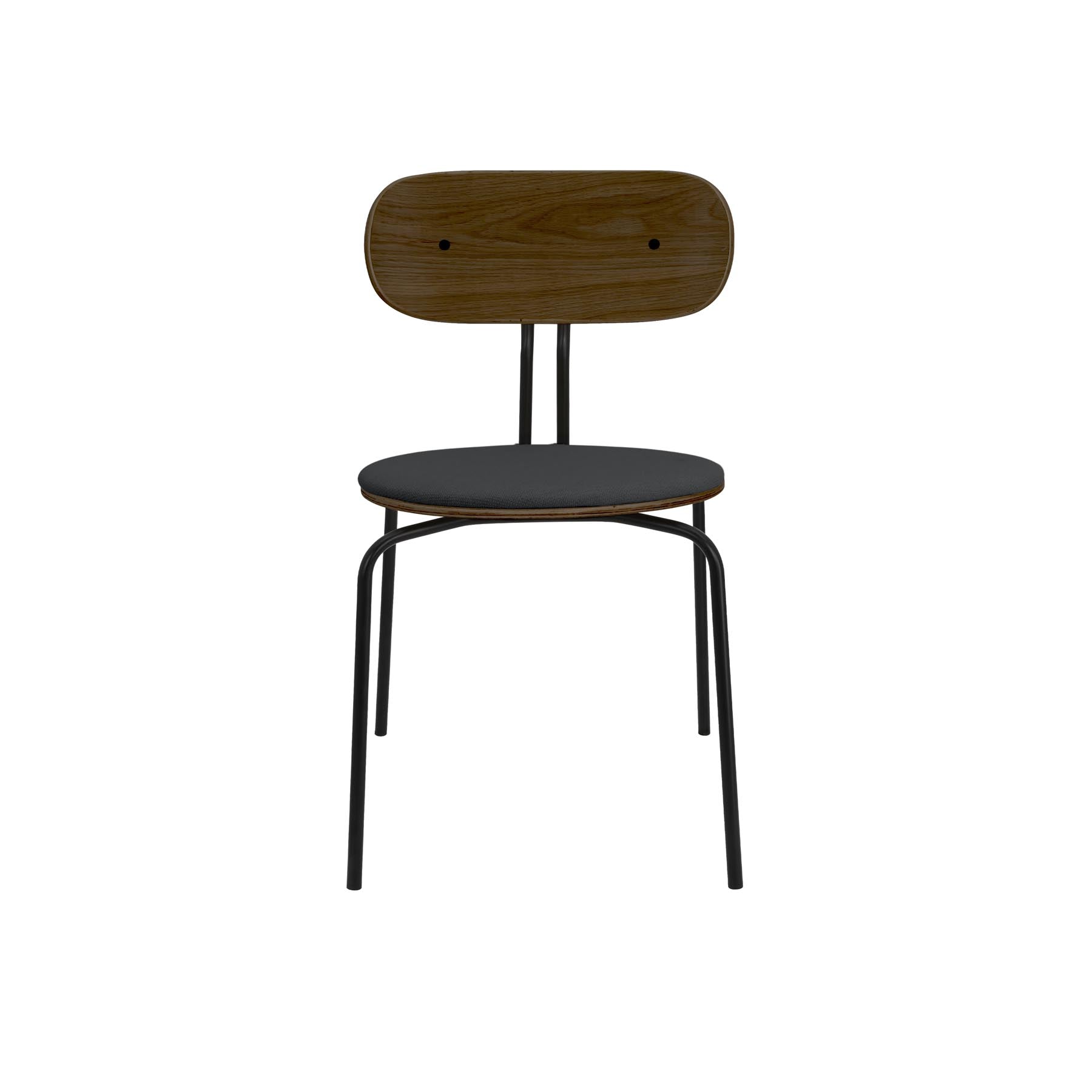 Curious Stuhl gepolstert in Shadow präsentiert im Onlineshop von KAQTU Design AG. Stuhl ist von Umage