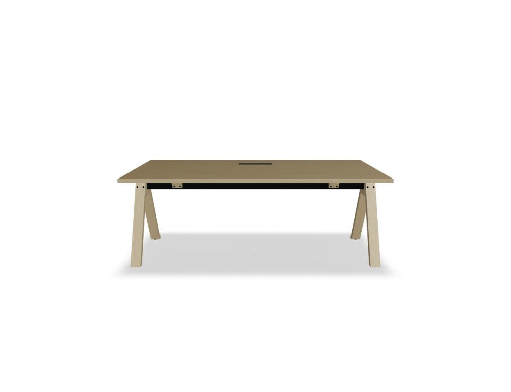 Viga V02 - Schreibtisch in FENIX Schwarz Matt präsentiert im Onlineshop von KAQTU Design AG. Schreibtisch ist von Mdd