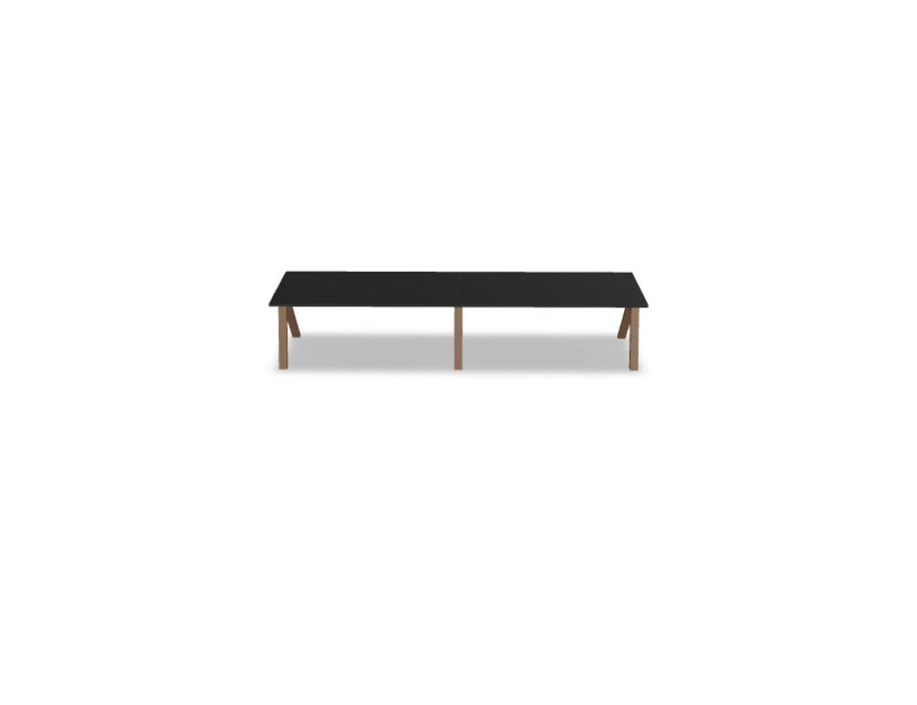 Viga V18E2 - Schreibtisch in FENIX Schwarz Matt präsentiert im Onlineshop von KAQTU Design AG. Schreibtisch ist von Mdd