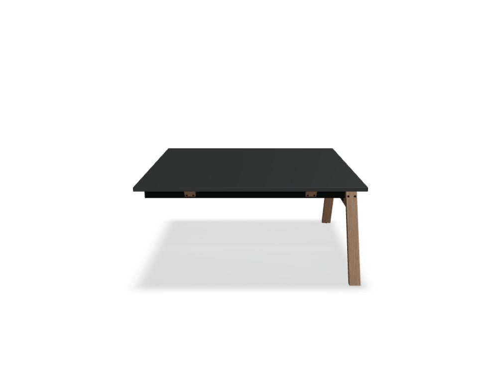 Viga V216L - Doppelschreibtisch in FENIX Schwarz Matt präsentiert im Onlineshop von KAQTU Design AG. Schreibtisch ist von Mdd