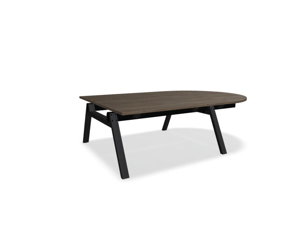 Viga V216M - Doppelschreibtisch in Dunkle Walnuss präsentiert im Onlineshop von KAQTU Design AG. Schreibtisch ist von Mdd