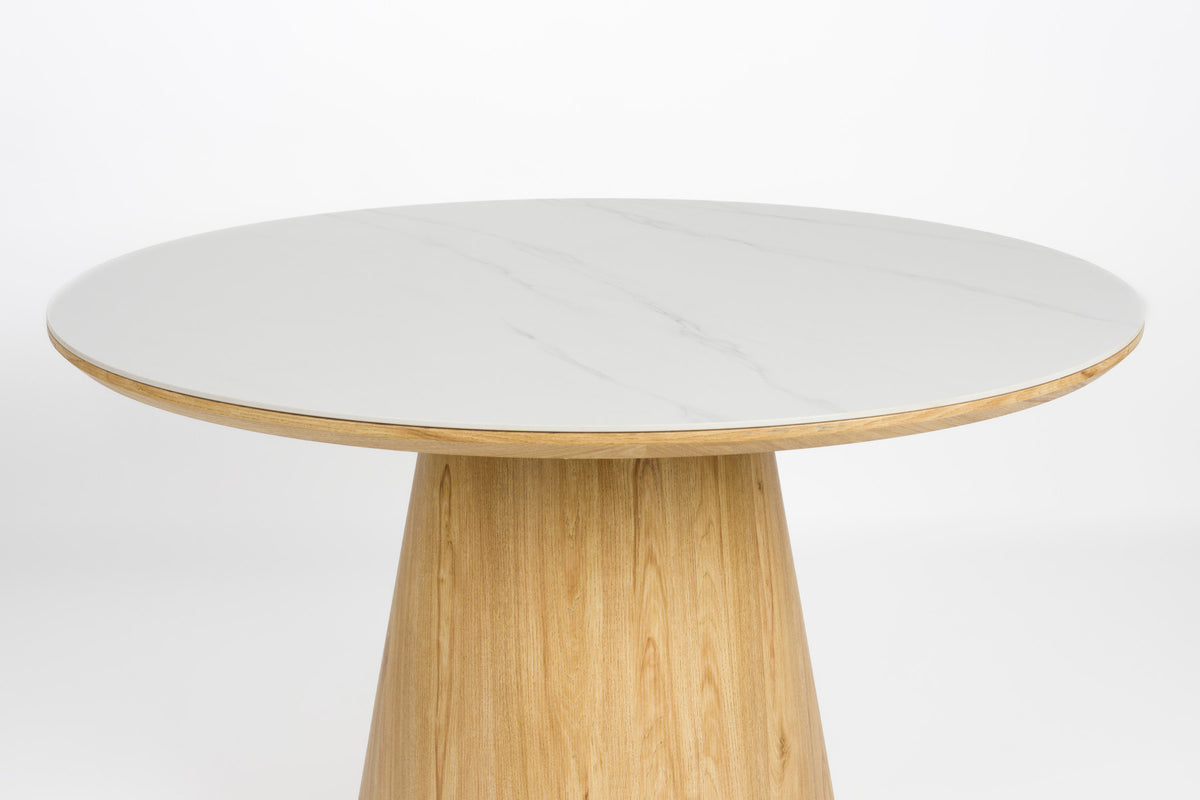 Almira Esstisch Round in Natur präsentiert im Onlineshop von KAQTU Design AG. Esstisch ist von White Label Living