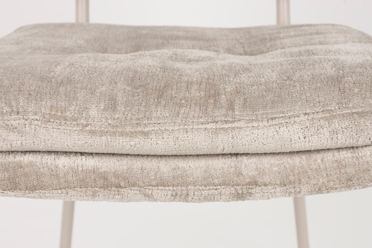 Eleganter Stuhl Franck von White Label Living, perfekt für Esszimmer oder Büro, modernes Design und hoher Komfort.