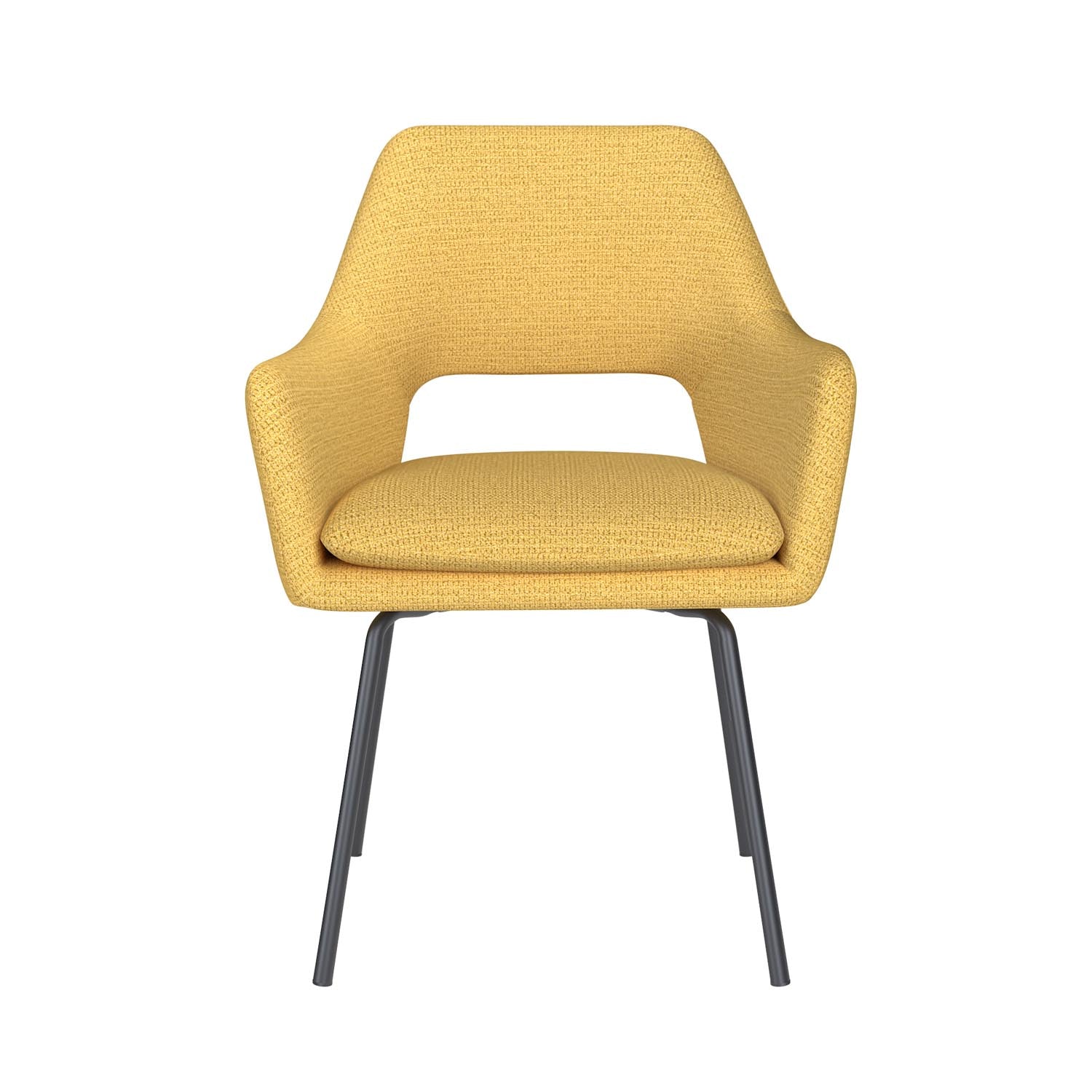 Entdecken Sie den stilvollen Stuhl Mos 4 Metal Legs von White Label Living – modern, bequem und perfekt für jedes Zuhause.