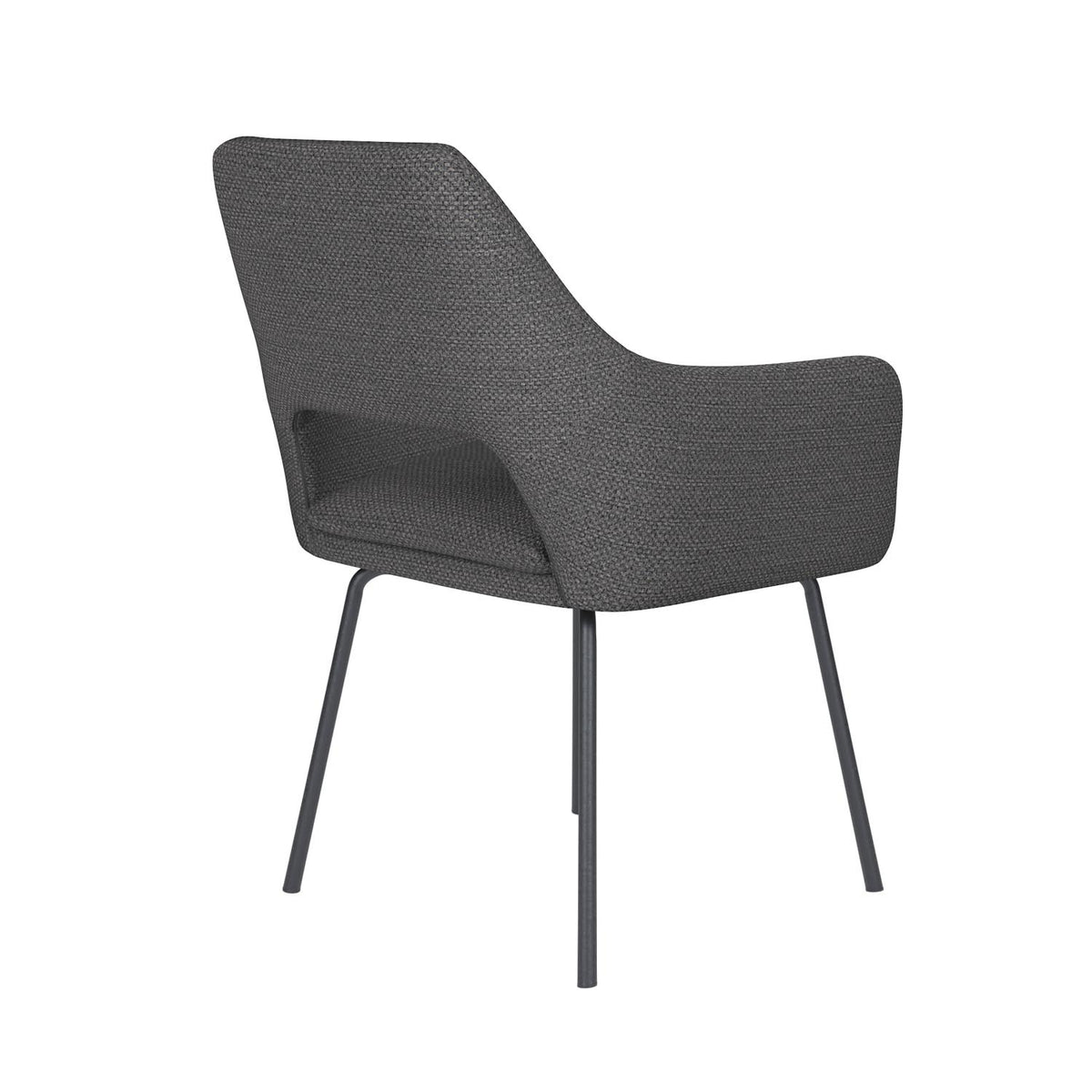 Stuhl Mos 4 Metal Legs in Grau präsentiert im Onlineshop von KAQTU Design AG. Stuhl ist von White Label Living