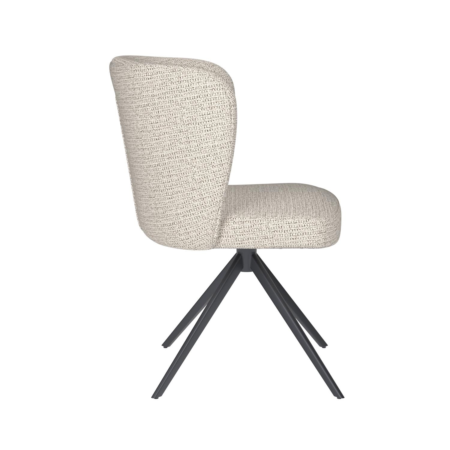 Erleben Sie den Stuhl Stan Metal Swivel von White Label Living – ein eleganter Drehstuhl, der höchsten Sitzkomfort und modernes Design perfekt kombiniert.