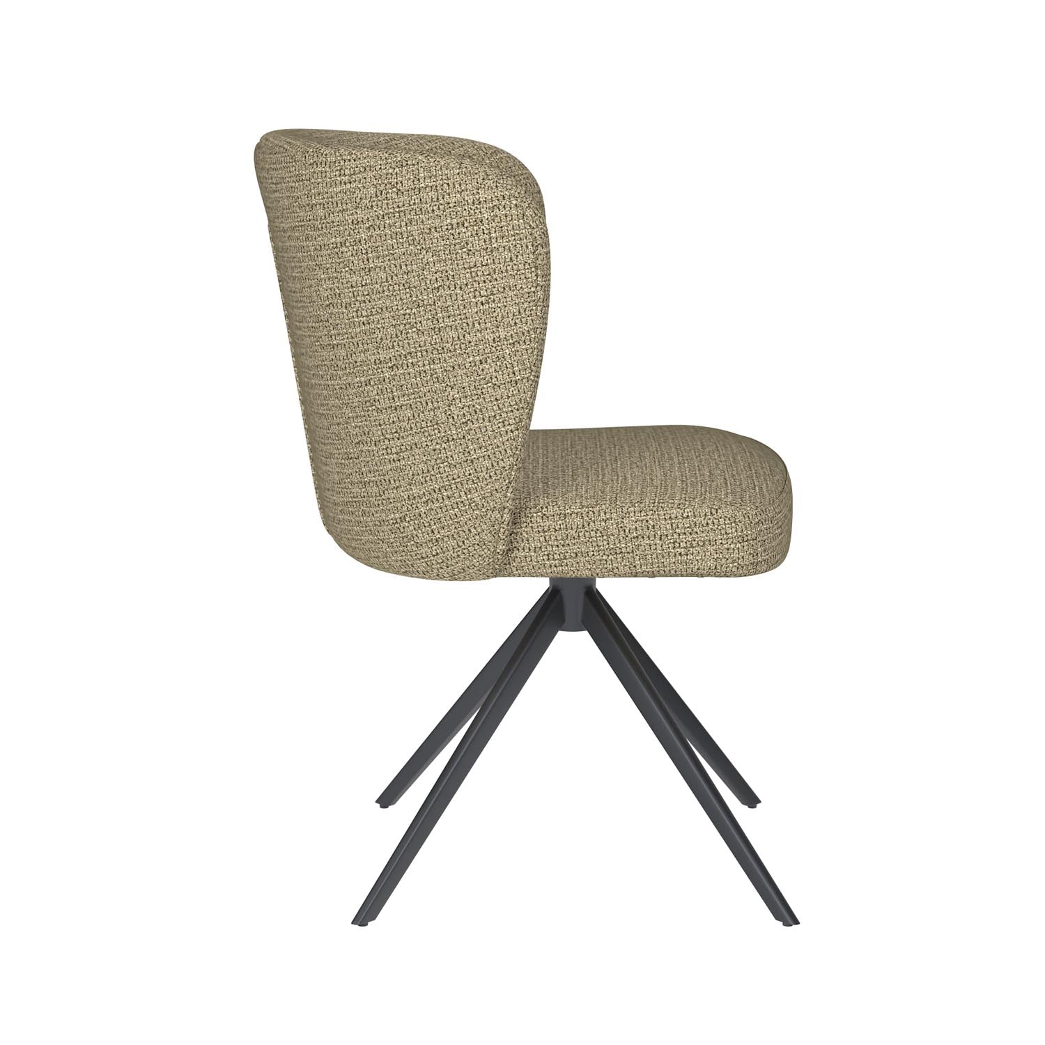 Entdecken Sie den Stuhl Stan Metal Swivel von White Label Living – ein stilvolles Möbelstück, das Komfort und modernes Design vereint.