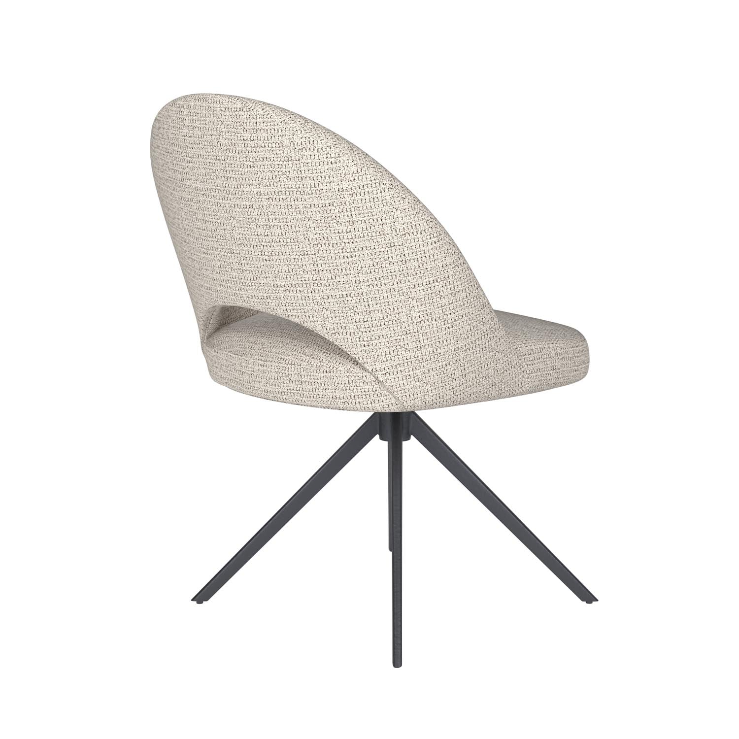 Entdecken Sie den Mick Metal Swivel Stuhl von White Label Living – ein stilvoller, bequemer Drehstuhl, der modernes Design und Funktionalität vereint.