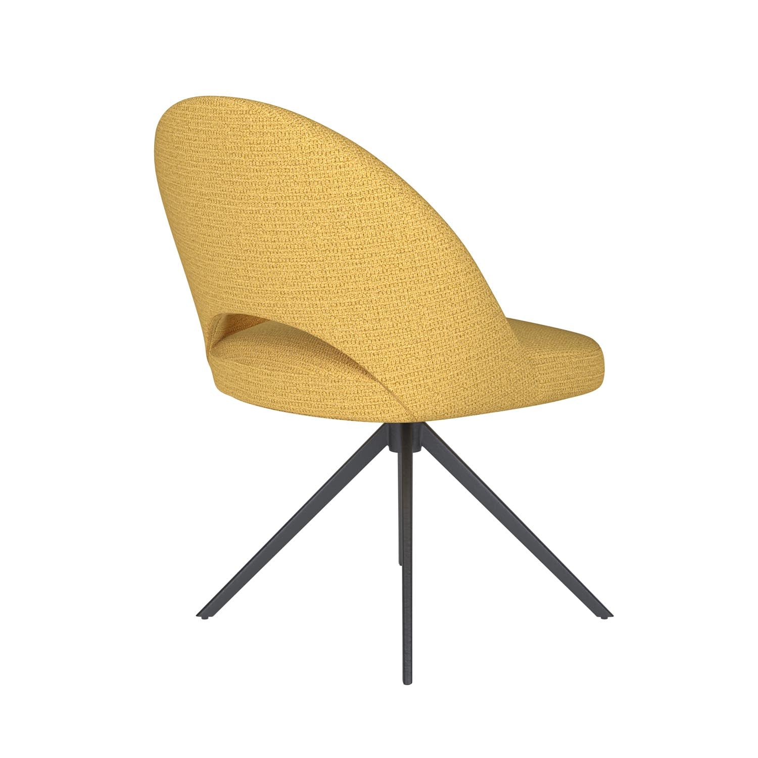 Erleben Sie den Mick Metal Swivel Stuhl von White Label Living – ein elegantes, vielseitiges Design, das Komfort und Stil in Ihr Zuhause bringt.