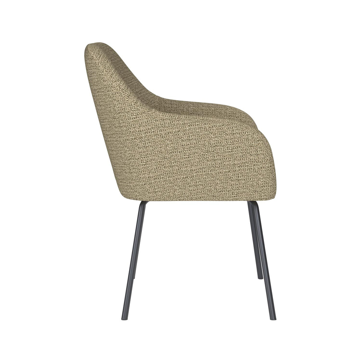 Stuhl Otis 4 Metal Legs in Grün präsentiert im Onlineshop von KAQTU Design AG. Stuhl ist von White Label Living