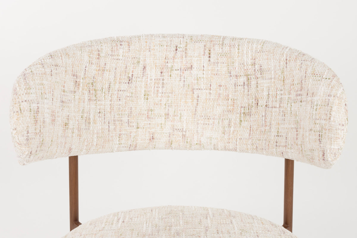 Stuhl Claes in Weiss präsentiert im Onlineshop von KAQTU Design AG. Stuhl ist von White Label Living
