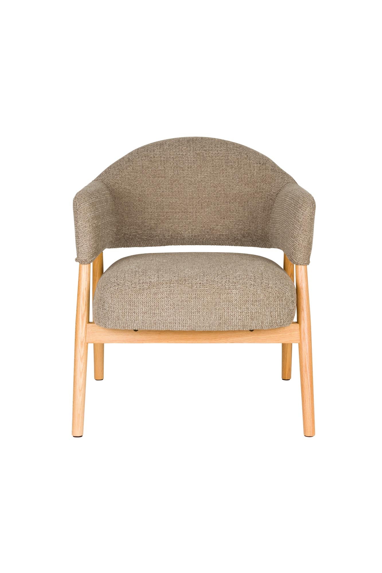 Entdecken Sie den Indy Loungesessel Dark Brown von White Label Living – ein stilvolles Möbelstück, das Komfort und Eleganz vereint.