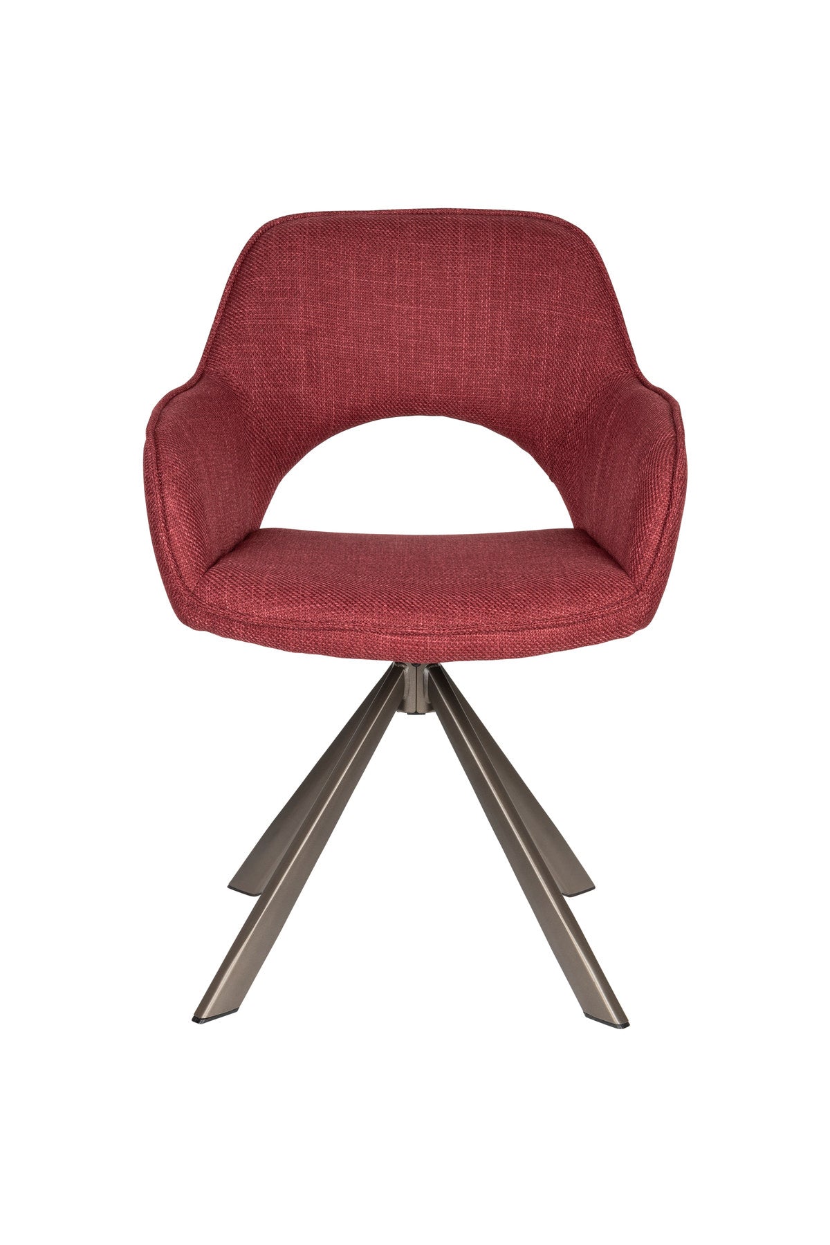 Stuhl Toye in Rot präsentiert im Onlineshop von KAQTU Design AG. Stuhl ist von White Label Living