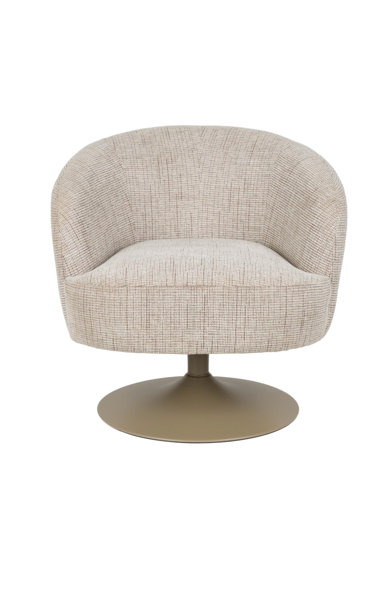 Entdecken Sie den Sessel Renate von White Label Living – ein stilvolles Möbelstück mit drehbarem Design und maximalem Komfort für Ihr Zuhause.