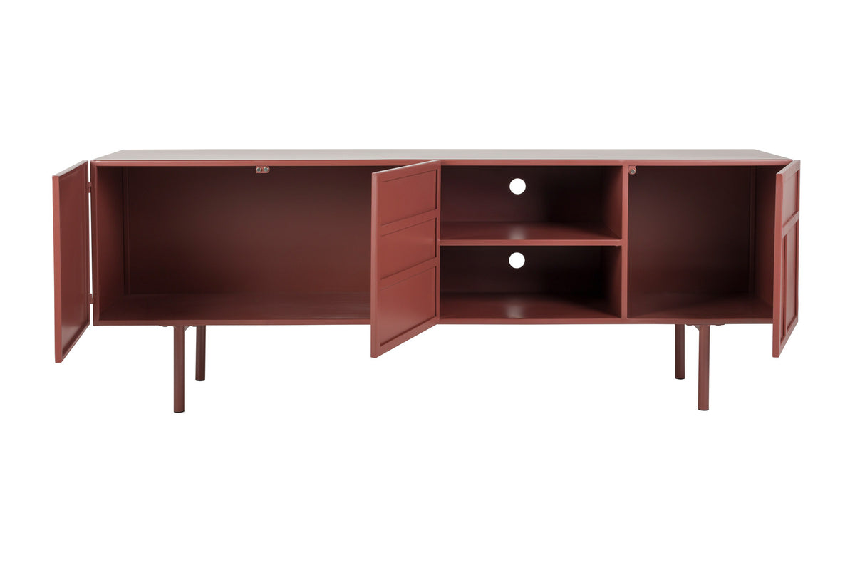 Sideboard Davis in Rot präsentiert im Onlineshop von KAQTU Design AG. Sideboard ist von White Label Living