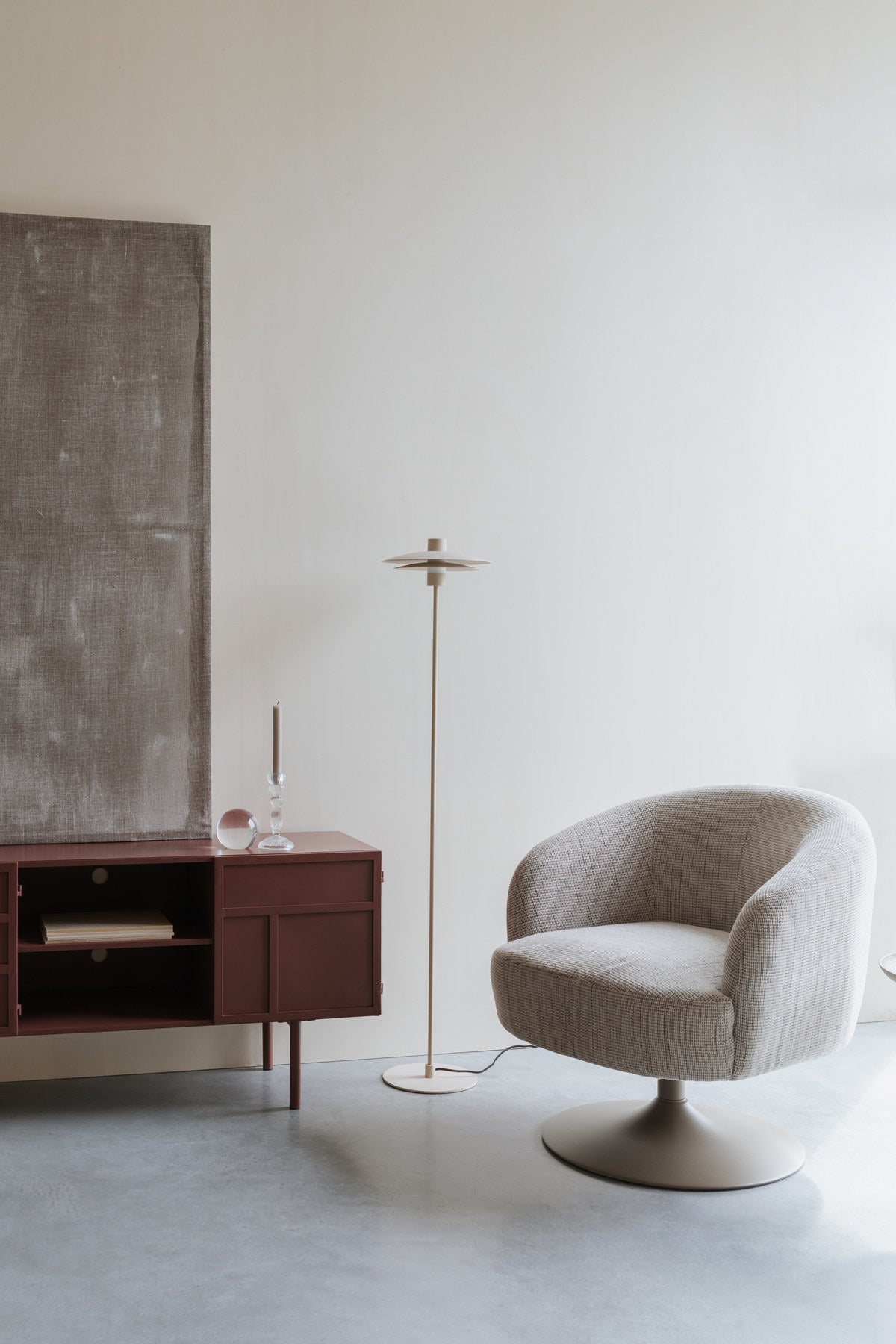 Sideboard Davis in Rot präsentiert im Onlineshop von KAQTU Design AG. Sideboard ist von White Label Living